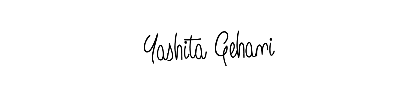 if you are searching for the best signature style for your name Yashita Gehani. so please give up your signature search. here we have designed multiple signature styles  using Angelique-Rose-font-FFP. Yashita Gehani signature style 5 images and pictures png