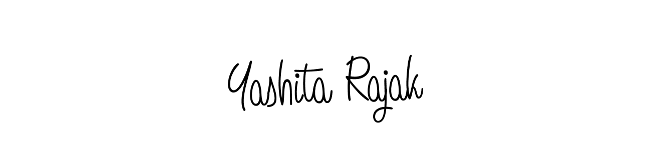 Make a beautiful signature design for name Yashita Rajak. With this signature (Angelique-Rose-font-FFP) style, you can create a handwritten signature for free. Yashita Rajak signature style 5 images and pictures png