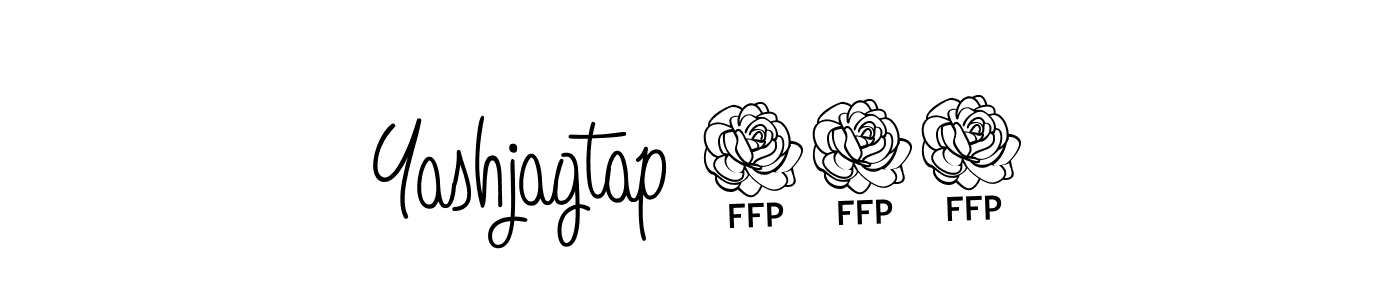 Use a signature maker to create a handwritten signature online. With this signature software, you can design (Angelique-Rose-font-FFP) your own signature for name Yashjagtap 634. Yashjagtap 634 signature style 5 images and pictures png