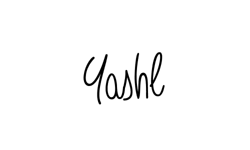 Design your own signature with our free online signature maker. With this signature software, you can create a handwritten (Angelique-Rose-font-FFP) signature for name Yashl. Yashl signature style 5 images and pictures png