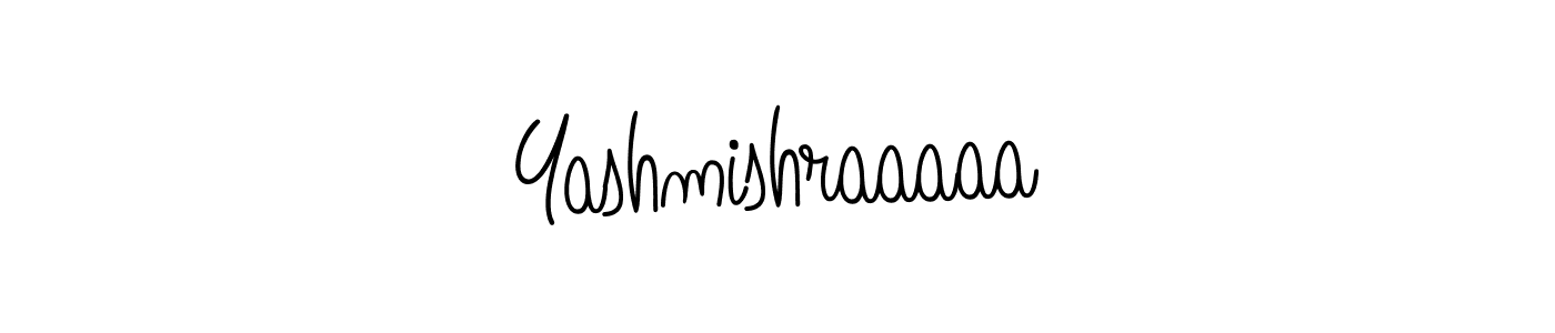 Design your own signature with our free online signature maker. With this signature software, you can create a handwritten (Angelique-Rose-font-FFP) signature for name Yashmishraaaaa. Yashmishraaaaa signature style 5 images and pictures png