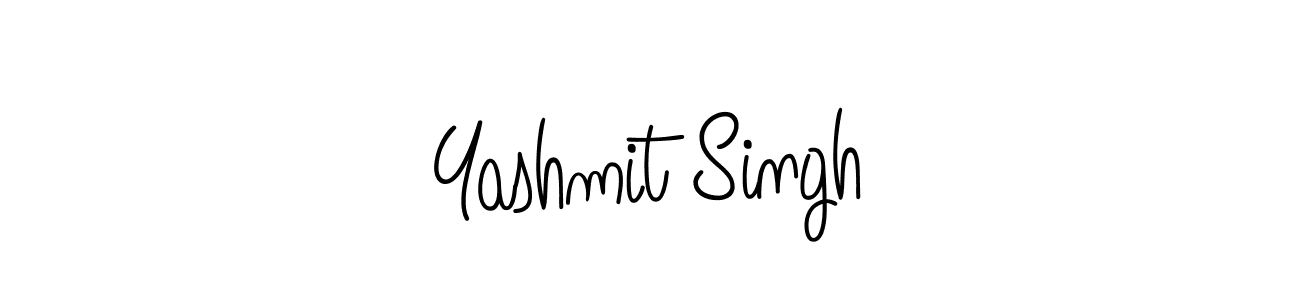 How to make Yashmit Singh name signature. Use Angelique-Rose-font-FFP style for creating short signs online. This is the latest handwritten sign. Yashmit Singh signature style 5 images and pictures png