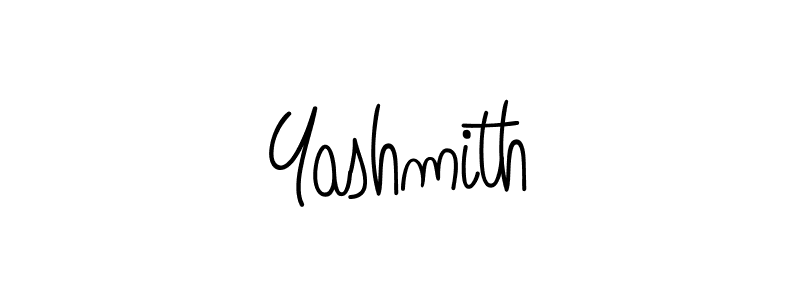 Yashmith stylish signature style. Best Handwritten Sign (Angelique-Rose-font-FFP) for my name. Handwritten Signature Collection Ideas for my name Yashmith. Yashmith signature style 5 images and pictures png