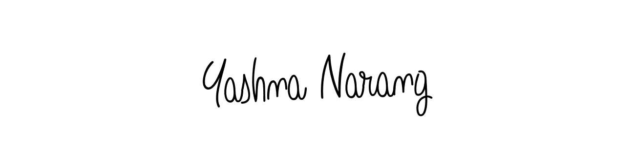 Best and Professional Signature Style for Yashna Narang. Angelique-Rose-font-FFP Best Signature Style Collection. Yashna Narang signature style 5 images and pictures png