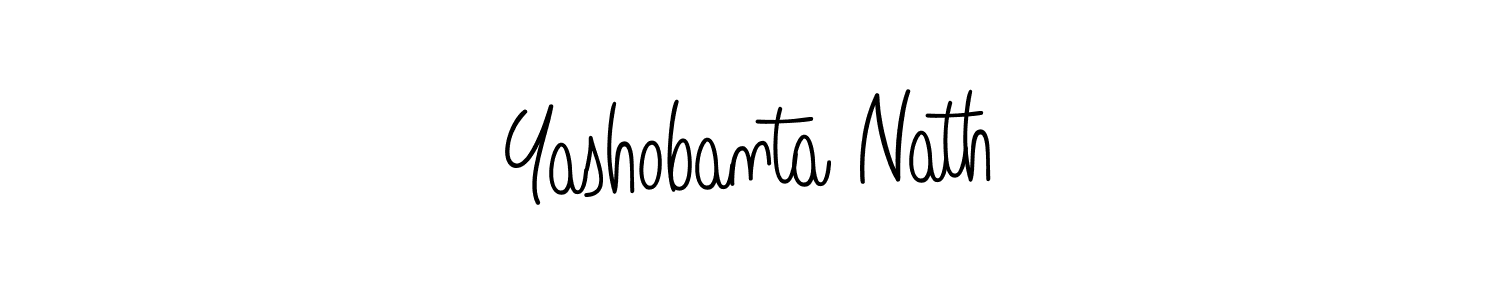 Once you've used our free online signature maker to create your best signature Angelique-Rose-font-FFP style, it's time to enjoy all of the benefits that Yashobanta Nath name signing documents. Yashobanta Nath signature style 5 images and pictures png