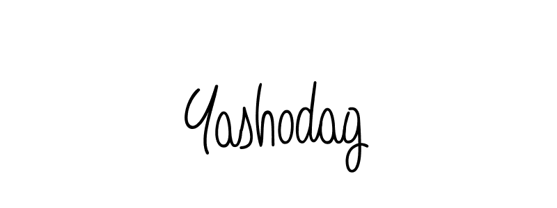Design your own signature with our free online signature maker. With this signature software, you can create a handwritten (Angelique-Rose-font-FFP) signature for name Yashodag. Yashodag signature style 5 images and pictures png