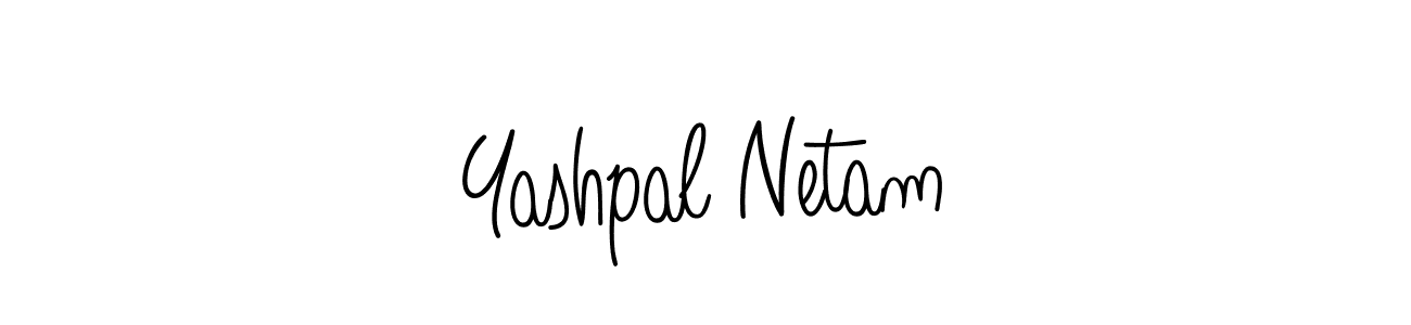 Yashpal Netam stylish signature style. Best Handwritten Sign (Angelique-Rose-font-FFP) for my name. Handwritten Signature Collection Ideas for my name Yashpal Netam. Yashpal Netam signature style 5 images and pictures png