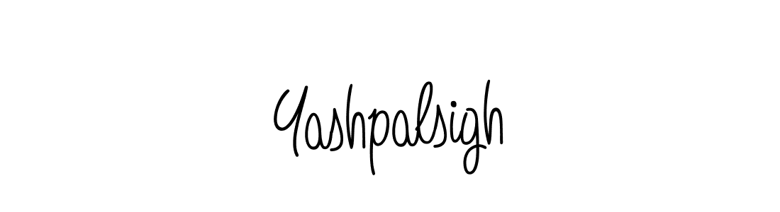 How to make Yashpalsigh name signature. Use Angelique-Rose-font-FFP style for creating short signs online. This is the latest handwritten sign. Yashpalsigh signature style 5 images and pictures png
