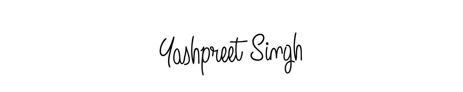 Yashpreet Singh stylish signature style. Best Handwritten Sign (Angelique-Rose-font-FFP) for my name. Handwritten Signature Collection Ideas for my name Yashpreet Singh. Yashpreet Singh signature style 5 images and pictures png