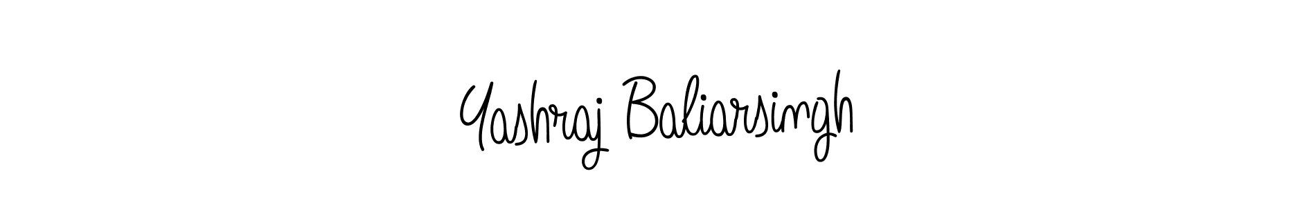 Create a beautiful signature design for name Yashraj Baliarsingh. With this signature (Angelique-Rose-font-FFP) fonts, you can make a handwritten signature for free. Yashraj Baliarsingh signature style 5 images and pictures png