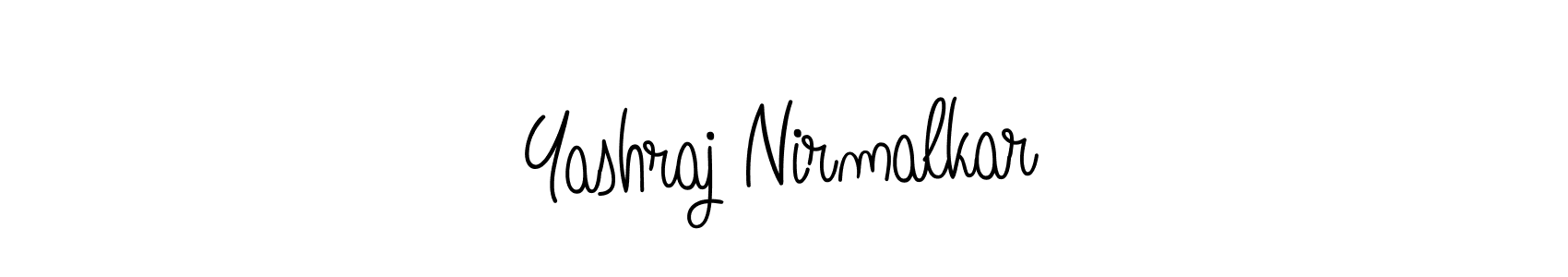 Create a beautiful signature design for name Yashraj Nirmalkar. With this signature (Angelique-Rose-font-FFP) fonts, you can make a handwritten signature for free. Yashraj Nirmalkar signature style 5 images and pictures png