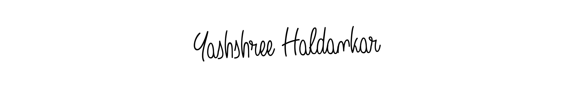 The best way (Angelique-Rose-font-FFP) to make a short signature is to pick only two or three words in your name. The name Yashshree Haldankar include a total of six letters. For converting this name. Yashshree Haldankar signature style 5 images and pictures png
