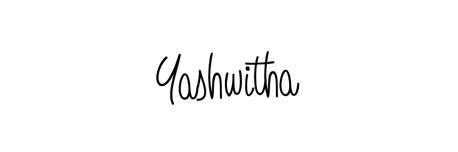 How to make Yashwitha signature? Angelique-Rose-font-FFP is a professional autograph style. Create handwritten signature for Yashwitha name. Yashwitha signature style 5 images and pictures png