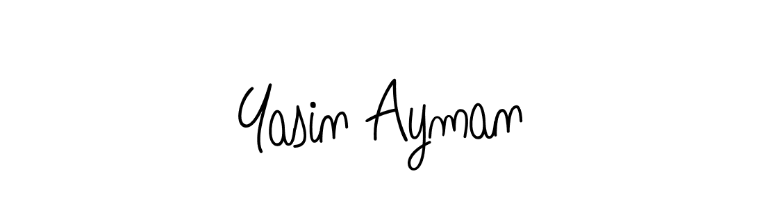 How to make Yasin Ayman signature? Angelique-Rose-font-FFP is a professional autograph style. Create handwritten signature for Yasin Ayman name. Yasin Ayman signature style 5 images and pictures png
