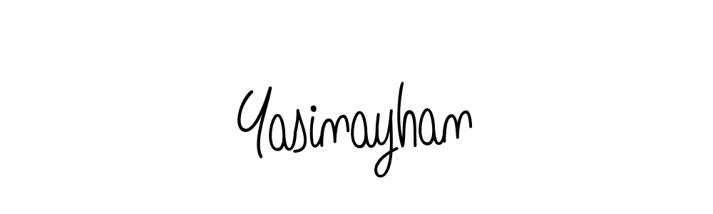 Yasinayhan stylish signature style. Best Handwritten Sign (Angelique-Rose-font-FFP) for my name. Handwritten Signature Collection Ideas for my name Yasinayhan. Yasinayhan signature style 5 images and pictures png