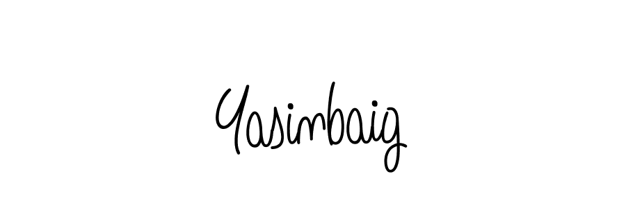 How to make Yasinbaig signature? Angelique-Rose-font-FFP is a professional autograph style. Create handwritten signature for Yasinbaig name. Yasinbaig signature style 5 images and pictures png
