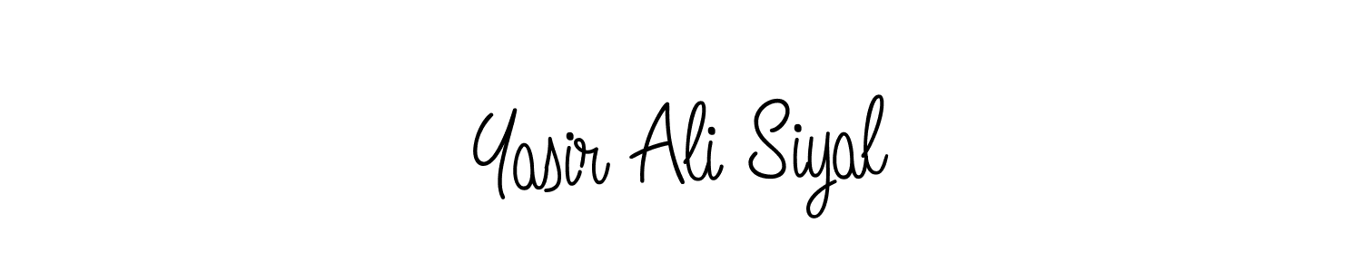 Check out images of Autograph of Yasir Ali Siyal name. Actor Yasir Ali Siyal Signature Style. Angelique-Rose-font-FFP is a professional sign style online. Yasir Ali Siyal signature style 5 images and pictures png