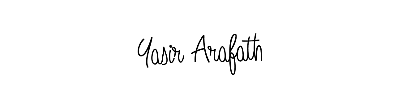 How to make Yasir Arafath signature? Angelique-Rose-font-FFP is a professional autograph style. Create handwritten signature for Yasir Arafath name. Yasir Arafath signature style 5 images and pictures png