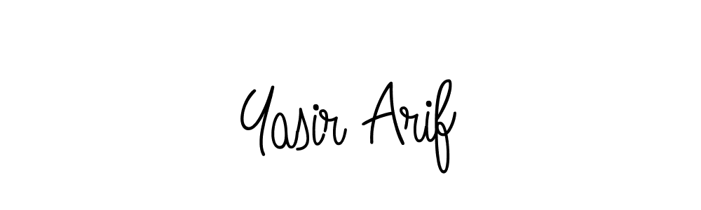 Make a beautiful signature design for name Yasir Arif. With this signature (Angelique-Rose-font-FFP) style, you can create a handwritten signature for free. Yasir Arif signature style 5 images and pictures png