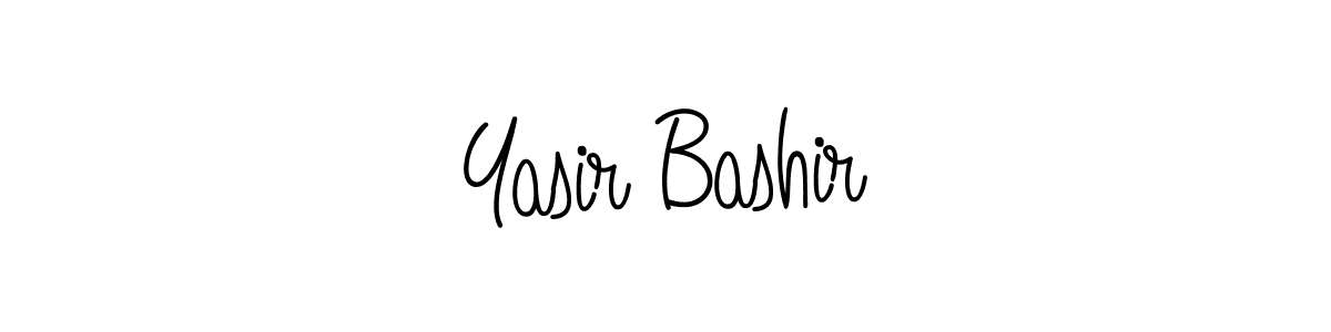 Yasir Bashir stylish signature style. Best Handwritten Sign (Angelique-Rose-font-FFP) for my name. Handwritten Signature Collection Ideas for my name Yasir Bashir. Yasir Bashir signature style 5 images and pictures png