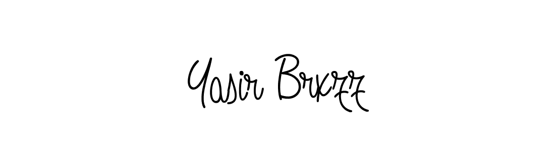 You should practise on your own different ways (Angelique-Rose-font-FFP) to write your name (Yasir Brxzz) in signature. don't let someone else do it for you. Yasir Brxzz signature style 5 images and pictures png