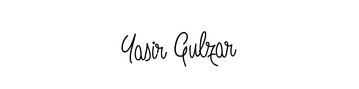 Yasir Gulzar stylish signature style. Best Handwritten Sign (Angelique-Rose-font-FFP) for my name. Handwritten Signature Collection Ideas for my name Yasir Gulzar. Yasir Gulzar signature style 5 images and pictures png