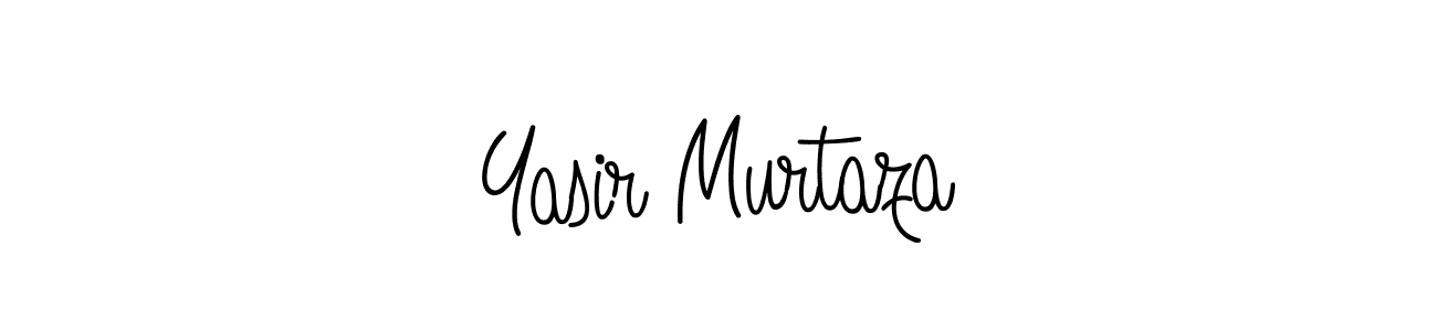 Yasir Murtaza stylish signature style. Best Handwritten Sign (Angelique-Rose-font-FFP) for my name. Handwritten Signature Collection Ideas for my name Yasir Murtaza. Yasir Murtaza signature style 5 images and pictures png