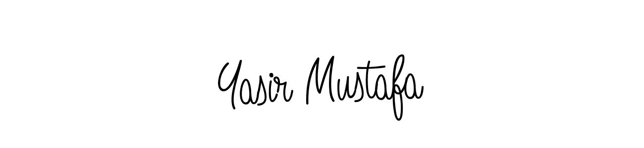 Make a beautiful signature design for name Yasir Mustafa. Use this online signature maker to create a handwritten signature for free. Yasir Mustafa signature style 5 images and pictures png