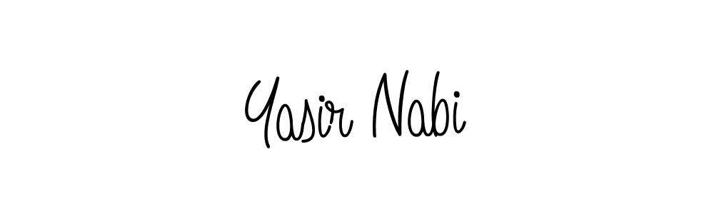 How to Draw Yasir Nabi signature style? Angelique-Rose-font-FFP is a latest design signature styles for name Yasir Nabi. Yasir Nabi signature style 5 images and pictures png