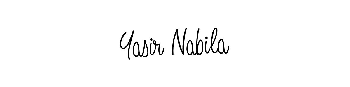 See photos of Yasir Nabila official signature by Spectra . Check more albums & portfolios. Read reviews & check more about Angelique-Rose-font-FFP font. Yasir Nabila signature style 5 images and pictures png