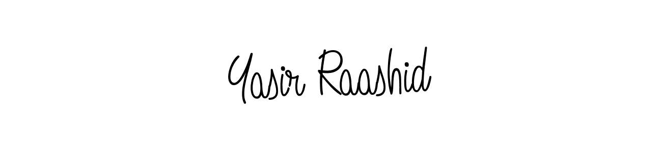 How to make Yasir Raashid signature? Angelique-Rose-font-FFP is a professional autograph style. Create handwritten signature for Yasir Raashid name. Yasir Raashid signature style 5 images and pictures png