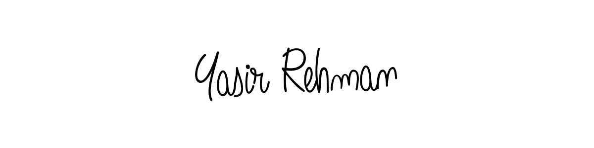 Check out images of Autograph of Yasir Rehman name. Actor Yasir Rehman Signature Style. Angelique-Rose-font-FFP is a professional sign style online. Yasir Rehman signature style 5 images and pictures png