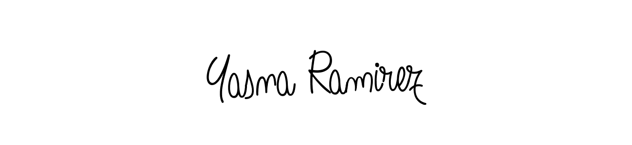 Once you've used our free online signature maker to create your best signature Angelique-Rose-font-FFP style, it's time to enjoy all of the benefits that Yasna Ramirez name signing documents. Yasna Ramirez signature style 5 images and pictures png