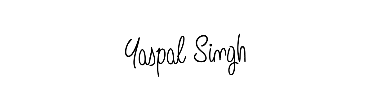 How to make Yaspal Singh name signature. Use Angelique-Rose-font-FFP style for creating short signs online. This is the latest handwritten sign. Yaspal Singh signature style 5 images and pictures png