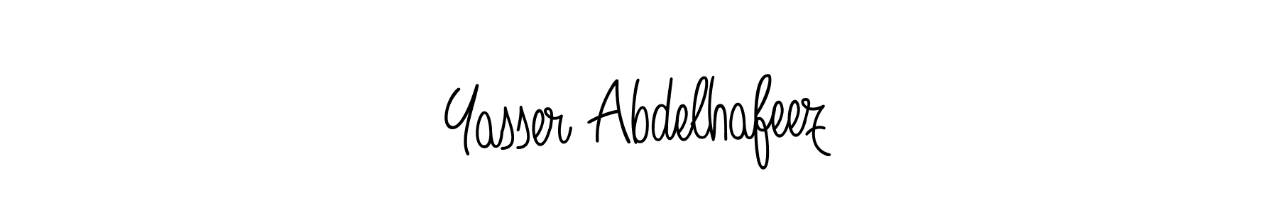 Use a signature maker to create a handwritten signature online. With this signature software, you can design (Angelique-Rose-font-FFP) your own signature for name Yasser Abdelhafeez. Yasser Abdelhafeez signature style 5 images and pictures png