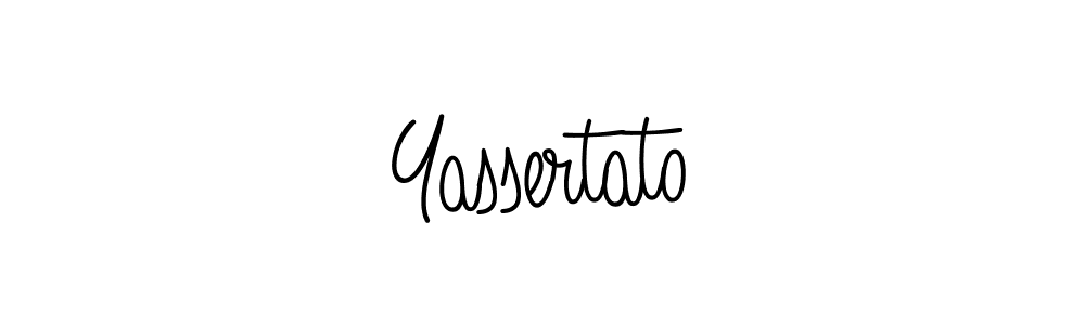 Also we have Yassertato name is the best signature style. Create professional handwritten signature collection using Angelique-Rose-font-FFP autograph style. Yassertato signature style 5 images and pictures png