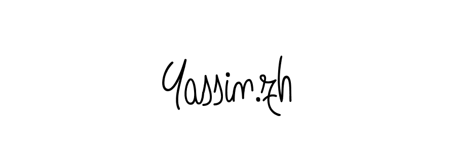 Design your own signature with our free online signature maker. With this signature software, you can create a handwritten (Angelique-Rose-font-FFP) signature for name Yassin.zh. Yassin.zh signature style 5 images and pictures png