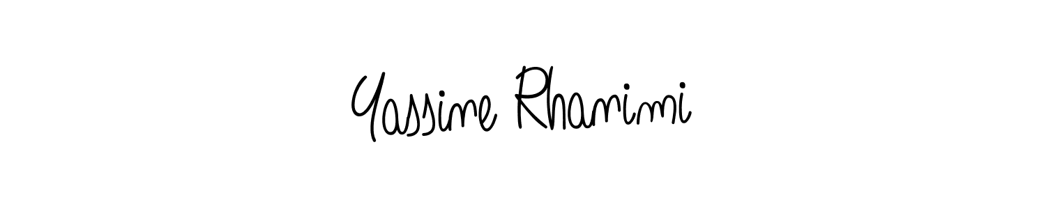 Create a beautiful signature design for name Yassine Rhanimi. With this signature (Angelique-Rose-font-FFP) fonts, you can make a handwritten signature for free. Yassine Rhanimi signature style 5 images and pictures png