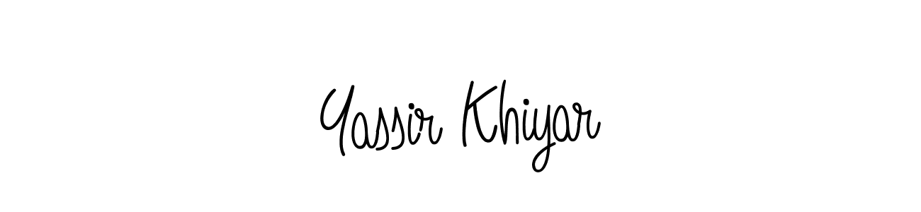 Best and Professional Signature Style for Yassir Khiyar. Angelique-Rose-font-FFP Best Signature Style Collection. Yassir Khiyar signature style 5 images and pictures png