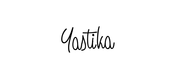 Create a beautiful signature design for name Yastika. With this signature (Angelique-Rose-font-FFP) fonts, you can make a handwritten signature for free. Yastika signature style 5 images and pictures png