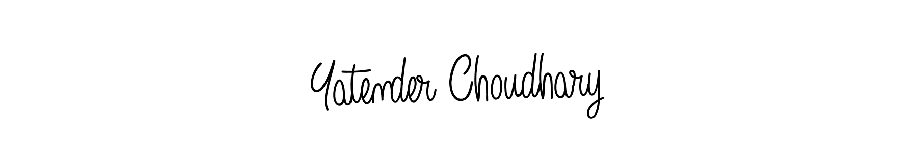 How to Draw Yatender Choudhary signature style? Angelique-Rose-font-FFP is a latest design signature styles for name Yatender Choudhary. Yatender Choudhary signature style 5 images and pictures png