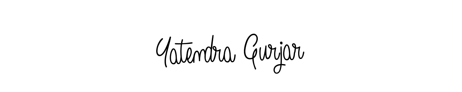 How to make Yatendra Gurjar signature? Angelique-Rose-font-FFP is a professional autograph style. Create handwritten signature for Yatendra Gurjar name. Yatendra Gurjar signature style 5 images and pictures png