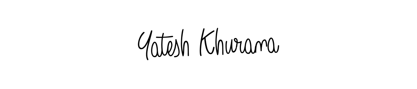 Make a short Yatesh Khurana signature style. Manage your documents anywhere anytime using Angelique-Rose-font-FFP. Create and add eSignatures, submit forms, share and send files easily. Yatesh Khurana signature style 5 images and pictures png
