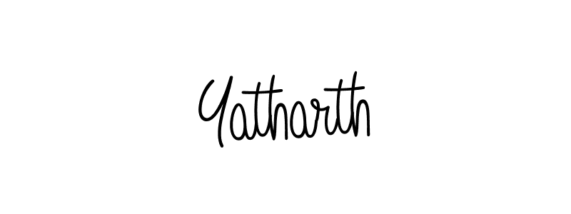 You can use this online signature creator to create a handwritten signature for the name Yatharth. This is the best online autograph maker. Yatharth signature style 5 images and pictures png