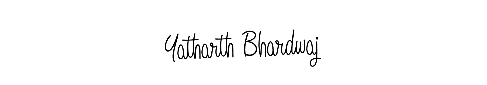 Also we have Yatharth Bhardwaj name is the best signature style. Create professional handwritten signature collection using Angelique-Rose-font-FFP autograph style. Yatharth Bhardwaj signature style 5 images and pictures png