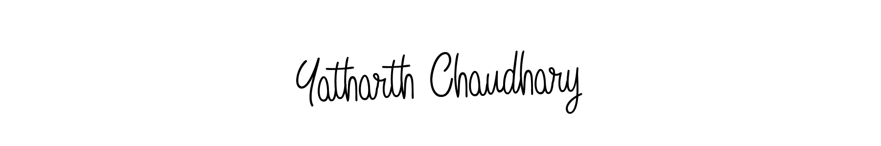 How to Draw Yatharth Chaudhary signature style? Angelique-Rose-font-FFP is a latest design signature styles for name Yatharth Chaudhary. Yatharth Chaudhary signature style 5 images and pictures png