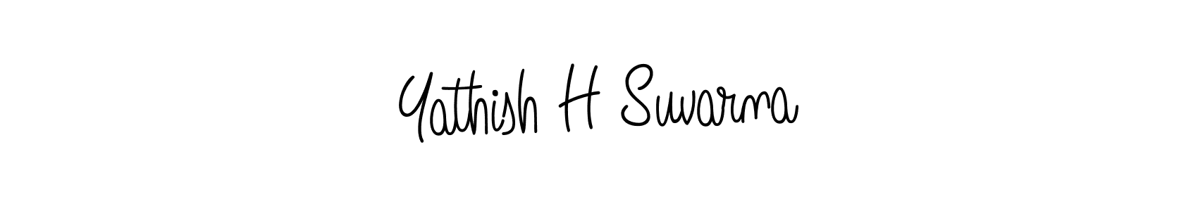 How to Draw Yathish H Suvarna signature style? Angelique-Rose-font-FFP is a latest design signature styles for name Yathish H Suvarna. Yathish H Suvarna signature style 5 images and pictures png