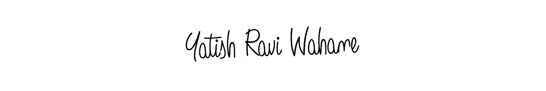 Best and Professional Signature Style for Yatish Ravi Wahane. Angelique-Rose-font-FFP Best Signature Style Collection. Yatish Ravi Wahane signature style 5 images and pictures png