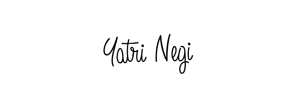 You should practise on your own different ways (Angelique-Rose-font-FFP) to write your name (Yatri Negi) in signature. don't let someone else do it for you. Yatri Negi signature style 5 images and pictures png