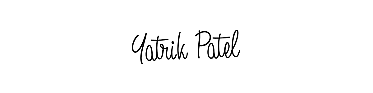 It looks lik you need a new signature style for name Yatrik Patel. Design unique handwritten (Angelique-Rose-font-FFP) signature with our free signature maker in just a few clicks. Yatrik Patel signature style 5 images and pictures png